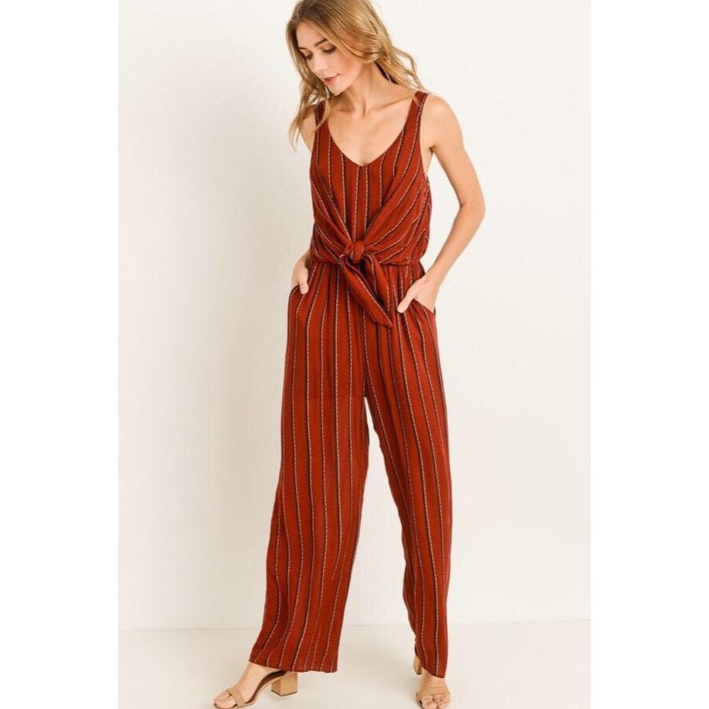 Maple Stripe Jumpsuit